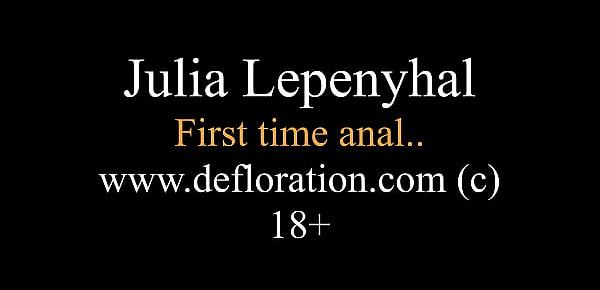  Julia Lepenyhal loses her anal virginity